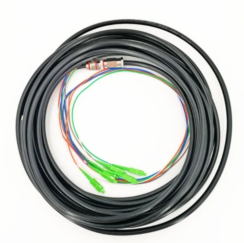 Ut-King Sc Upc/APC 12 Core Fiber Optic Pigtail Sm Simplex 1.5m Optical Fiber Pigtail /Cord Cable