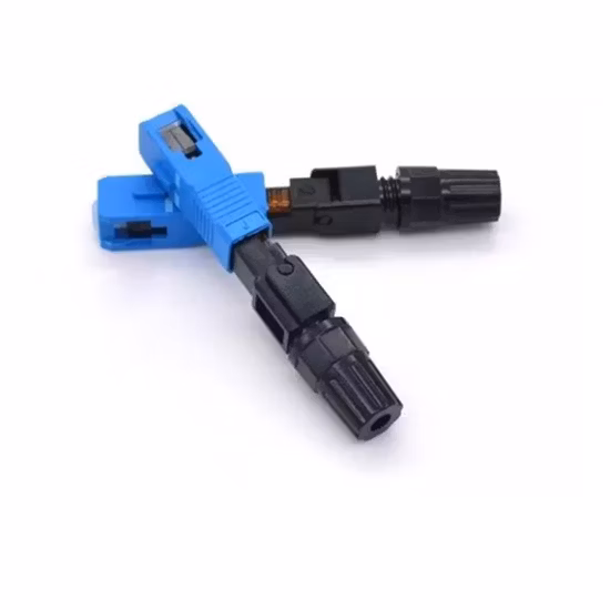 FTTH Drop Wire Cable Sc/APC Mechanical Fiber Optic Quick Fast Connector