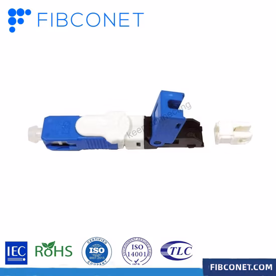 Sc APC Fiber Optic/Optical FTTH Fast/Quick Connector