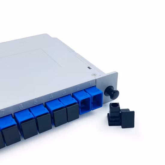 1*8 PLC Fiber Optic Splitter with Sc/APC Sc/Upc Connector