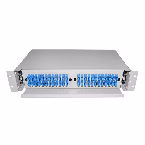 FTTH Sc 1u 19"Rack Mount Splicing 24 Port Fiber Optic Patch Panel