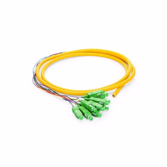 12 Colors Sc/APC Sm Multi-Fiber Pigtails