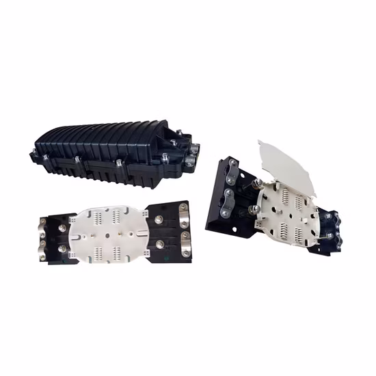 120 Cores Waterproof Mini Dome Type Fiber Optic Cable Joint Enclosure PLC Splitter Vertical Closure