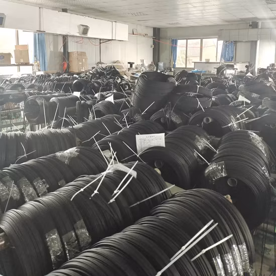 Indoor/Outdoor 1 2 4 Core G657A1/A2 GJYXFCH FRP/Steel Wire Single Mode FTTH Drop Flat Optic/Optical Fiber Cable