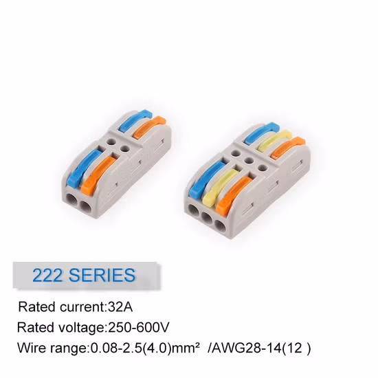 Krealux Belecks P03 Fast Connection Screwless Push Wire Lighting Fixture Connectors
