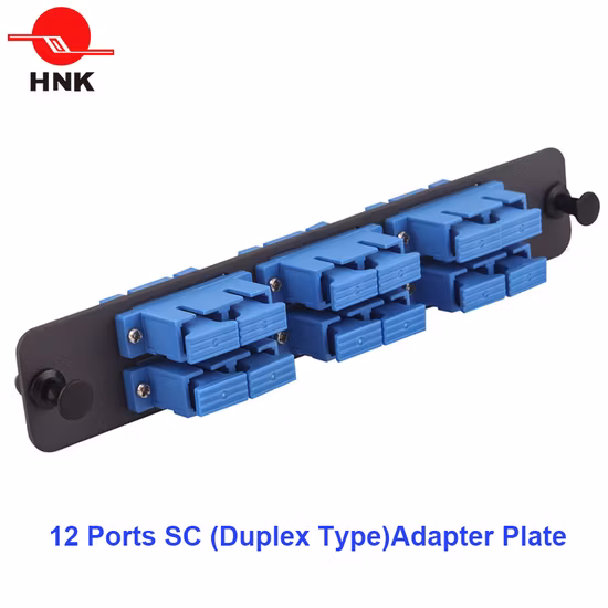 24~48 Cores 19" 1u/2u Fiber Optic Rack Mount Patch Panel ODF