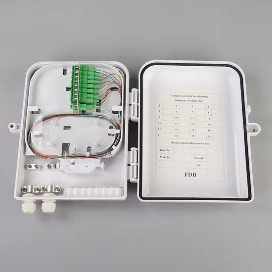 12 Core FTTX Outdoor IP65 Fiber Optic Terminal Box